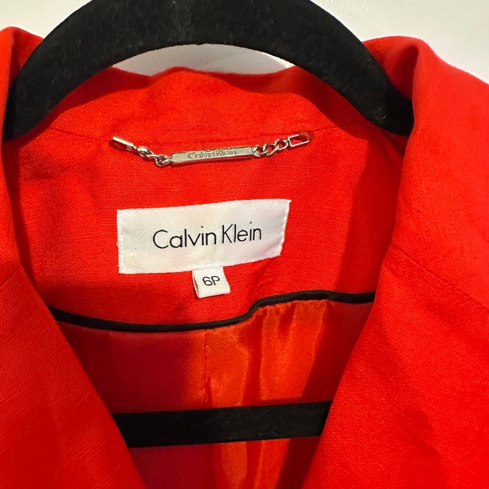 Calvin Klein Red Blazer